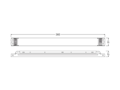 Ma�zeichnung Ledvance DREXTD P2X7 26W220  LED Treiber