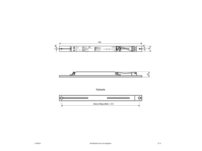 Dimensional drawing EVN LU1040VS Controller for luminaires
