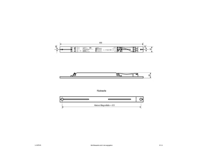 Dimensional drawing EVN LU1075VS Controller for luminaires