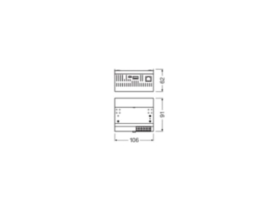 Dimensional drawing Ledvance FLEX  4058075841888 Controller for luminaires FLEX 4058075841888