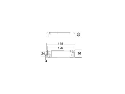 Dimensional drawing Brumberg 17340000 DC power supply