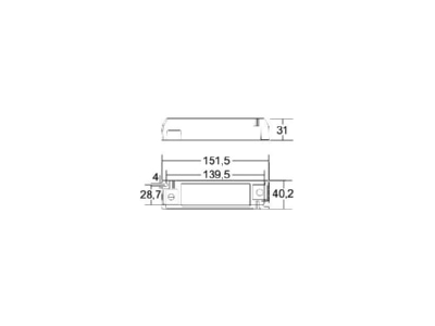 Dimensional drawing Brumberg 17341000 DC power supply