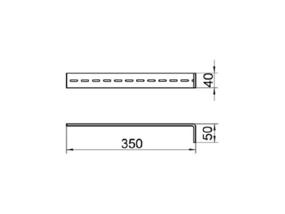 Dimensional drawing Maico UPM 60 100 Ventilator mounting material steel