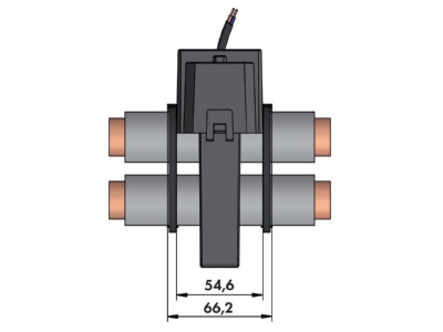 Mazeichnung 1 WAGO 855 5101 500 000 Kabelumbau Stromwandler 500A 1A 0 5VA Kl 0 5