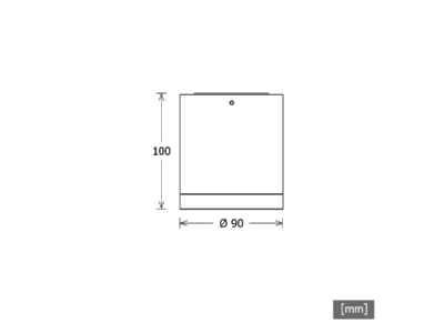 Ma�zeichnung 1 LTS BTNM 101 40 55 sw LED Anbaudownlight 840