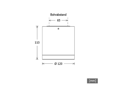Ma�zeichnung 1 LTS BTNM 202 30 55 sw LED Anbaudownlight 830