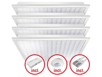 Produktbild ESYLUX QUADRO S  EQ10132445 LED Lichtsystem M600 840 QUADRO S EQ10132445