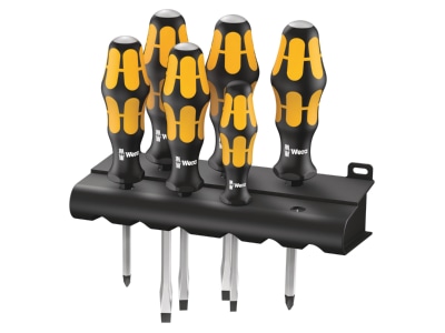 Produktbild 2 Wera 018282 Schraubendrehersatz 6tlg Schlitz  Kreuz