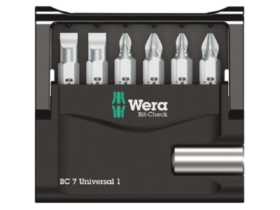 Product image detailed view 1 Wera 073406 Bit set 6 pieces
