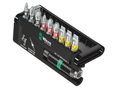 Produktbild 1 Wera 056374 Bit Check Rapidaptor Satz 10 tlg