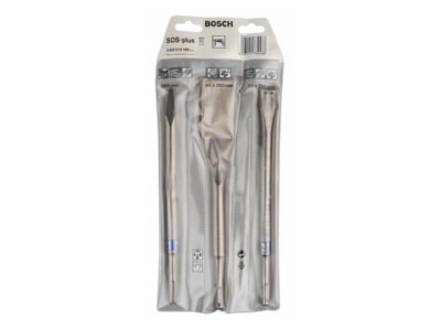 Produktbild 1 Bosch Power Tools 2 607 019 159 Meisselset SDS Plus 3 tlg 