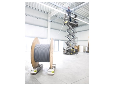 Anschlussbild Luebbering JumboRail Kabel Abroller Roll  Profi