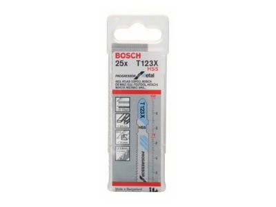 Produktbild 2 Bosch Power Tools 2 608 638 474  VE25  Saegeblatt T 123 X 2 608 638 474  Inhalt  25 