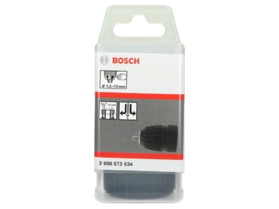 Produktbild 3 Bosch Power Tools 2 608 572 034 Bohrfutter Schnellspann  2 13mm