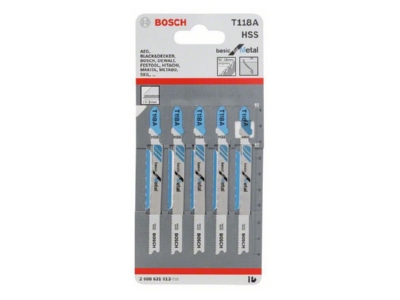 Produktbild 1 Bosch Power Tools 2 608 631 013  VE5  Saegeblatt T 118 A 2 608 631 013  Inhalt  5 