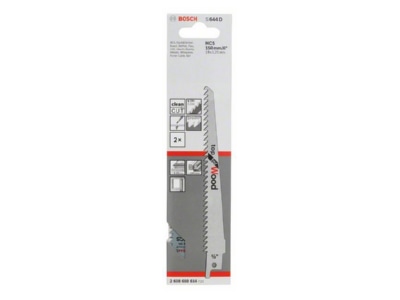 Produktbild 2 Bosch Power Tools 2 608 650 614  VE2  Saegeblatt S 644 D 2 608 650 614  Inhalt  2 