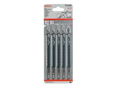 Product image 1 Bosch Power Tools 2 608 633 A34  VE5  Jig saw blade 152mm 2 608 633 A34  quantity  5 
