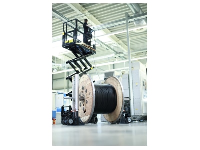 Wiring plan Luebbering JumboLift Cable reel dispenser