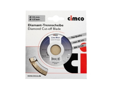 Produktbild 1 Cimco 20 8700 Diamanttrennscheibe D 115mm
