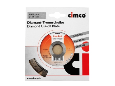 Produktbild 2 Cimco 20 8754 Diamanttrennscheibe D 125mm