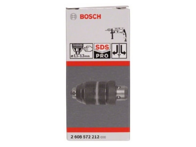 Produktbild 1 Bosch Power Tools 2 608 572 212 Schnellspannbohrfutter mit Adapter