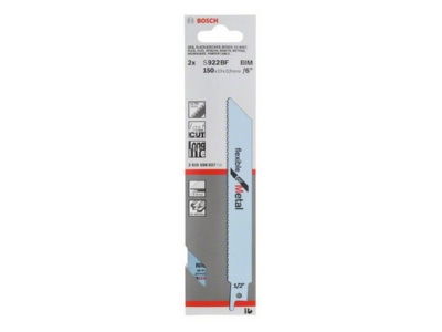 Product image 2 Bosch Power Tools 2 608 656 037  VE2  Sabre saw blade 150mm 2 608 656 037  quantity  2