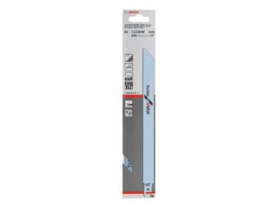 Product image 1 Bosch Power Tools 2 608 656 041  VE2  Sabre saw blade 225mm 2 608 656 041  quantity  2 
