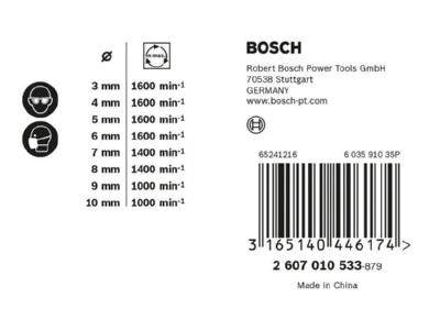 Produktbild 2 Bosch Power Tools 2 607 010 533 Holzbohrer Set 8 tlg  Robustline