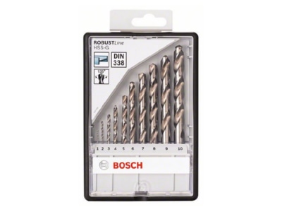 Produktbild 1 Bosch Power Tools 2 607 010 535 Metallbohrer Set 10 tlg  Robustline HSS G