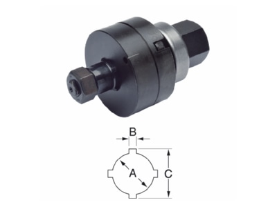 Produktbild 2 Klauke 50602381 Rundlocher 22 5qmm