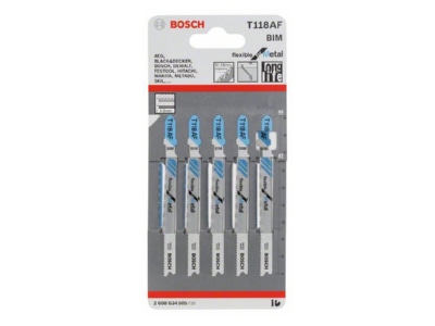 Product image 2 Bosch Power Tools 2608634505  VE5  Jig saw blade 92mm 2608634505  quantity  5