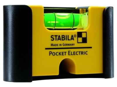 Produktbild 1 Stabila Pocket Electric Clip Mini Wasserwaage   SB Karte