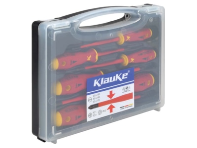 Ansicht schrg Klauke KL391ISLIM Schraubendreher Set 6 teilig