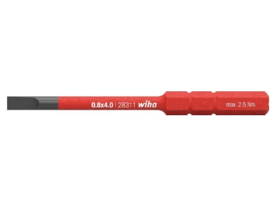 Product image 1 Wiha 2831 10 3 0x75 Bit for slot head screws 3mm
