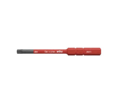 Produktbild 2 Wiha 2831 15 T20x75 TORX Schraubendreher SoftFinish electric