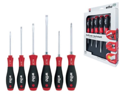Produktbild Wiha 308SF HK6 SATZ 6tlg Schraubendrehersatz SL PH SoftFinish