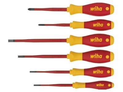 Produktbild Wiha 3201SF K6 SATZ 6tlg Schraubendrehersatz SoftFinish electric