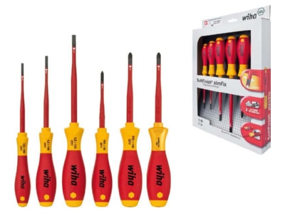 Produktbild Wiha 3201 SF K601 S 6tlg Schraubendrehersatz SoftFinish electric