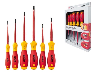 Produktbild Wiha 3201SF ZK6 S 6tlg Schraubendrehersatz SoftFinish electric
