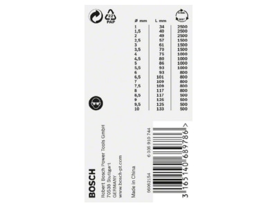 Product image 3 Bosch Power Tools 2608587014 Drill set 19 tools