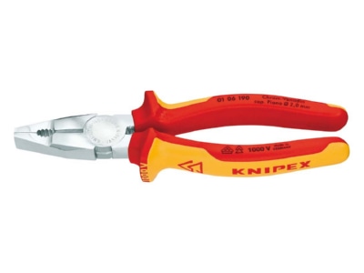 Produktbild 1 Knipex 01 06 160 Kombizange isoliert  160mm