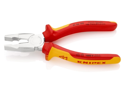 Product image detailed view 2 Knipex 01 06 190 Combination plier 190mm
