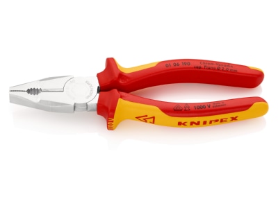 Produktbild 1 Knipex 01 06 190 Kombizange isoliert  190mm