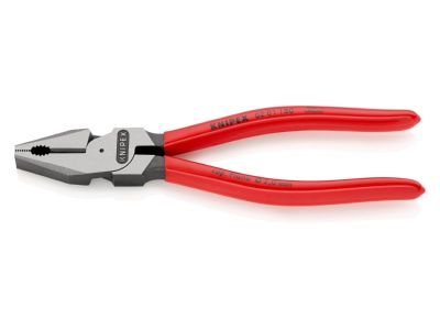 Produktbild 1 Knipex 02 01 180 Kraft Kombizange schwarz  180mm