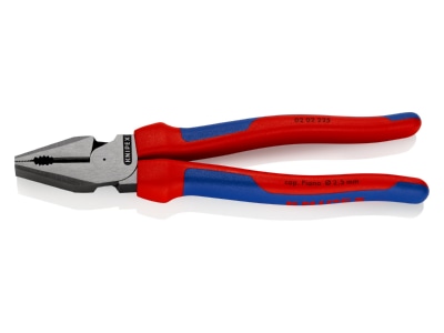 Produktbild 1 Knipex 02 02 225 Kraft Kombizange schwarz  225mm