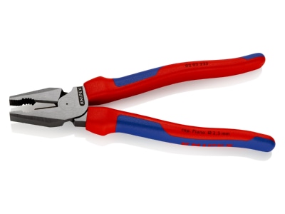 Produktbild 4 Knipex 02 02 225 Kraft Kombizange schwarz  225mm