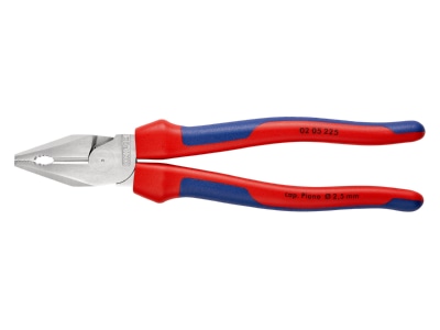 Produktbild 4 Knipex 02 05 225 Kraft Kombizange verchromt  225mm