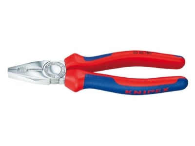 Produktbild 2 Knipex 03 05 180 Kombizange verchromt  180mm