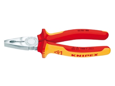 Produktbild 1 Knipex 03 06 160 Kombizange verchromt  160mm