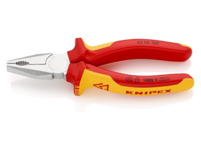 Produktbild 2 Knipex 03 06 160 Kombizange verchromt  160mm